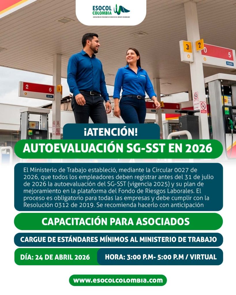 Capacitación Autoevaluación SG-SST en 2026: Cargue de estándares mínimos al Ministerio de Trabajo.